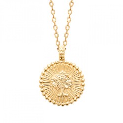 Collier Médaillon Perlé...