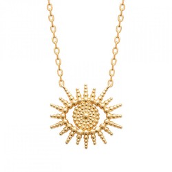 Collier Oeil Perlé Plaqué...