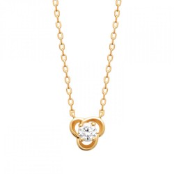 Collier Fleur Plaqué or...