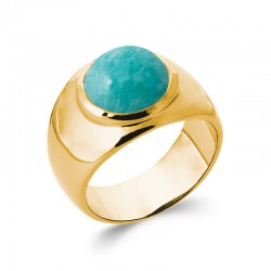 Bague Amazonite Ronde...
