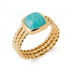 Bague Triple Anneau Torsadé...