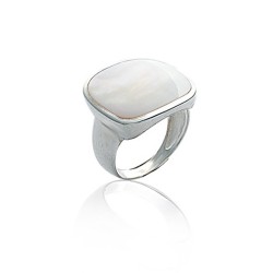 Bague Nacre Argent Femme