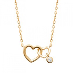 Collier Coeurs enlacés...