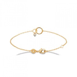 Bracelet Anneaux enlacés...