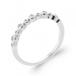 Demi-Alliance Argent rhodié...