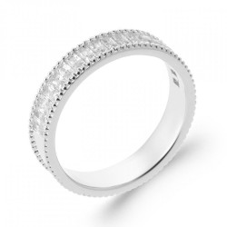 Demi-Alliance Argent rhodié...