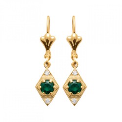 Dormeuses Pierre verte de...