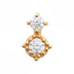 PIERCING Plaqué or 750/000...