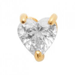 PIERCING Coeur Plaqué or...