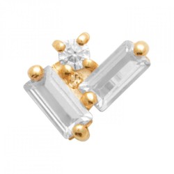 PIERCING Plaqué or 750/000...