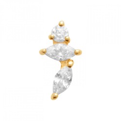 PIERCING Plaqué or 750/000...