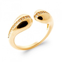 Bague Ouverte Goutte d'eau...