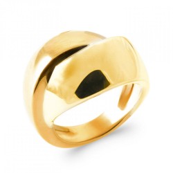 Bague enlacée Plaqué or...
