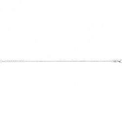 Collier Boules Argent 925 rhodié 45cm