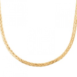 Collier Miroir tressé...