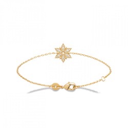 Bracelet Fleur Plaqué or...