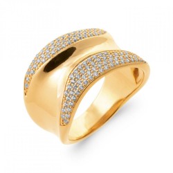 Bague Plaqué or 750/000...