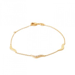 Bracelet Vague Plaqué or...