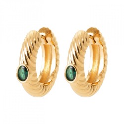 Créoles Torsadées Plaqué or...