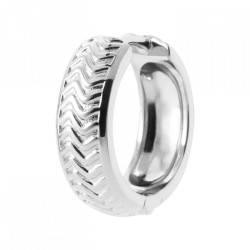 Créole Motif Vague Argent...