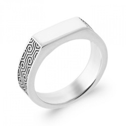 Chevalière Gravable Argent...