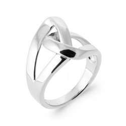 Bague boucles enlacées...