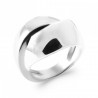 Bague Argent massif 925/000 rhodié