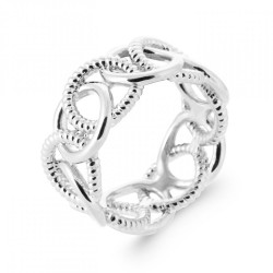 Bague Anneaux enlacés...