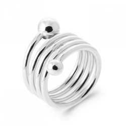 Bague Boules Multi Anneaux...