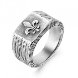 Chevalière Fleur de Lys...