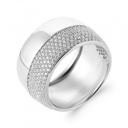 Bague Tube Argent massif...