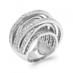 Grosse bague entrelacée...