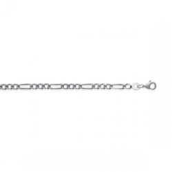 Chaîne Figaro 1-3 diamantée...