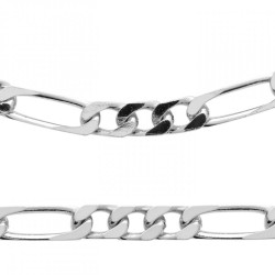 Chaîne Figaro 1-3 diamantée...