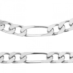 Chaîne Figaro 1-3 diamantée...