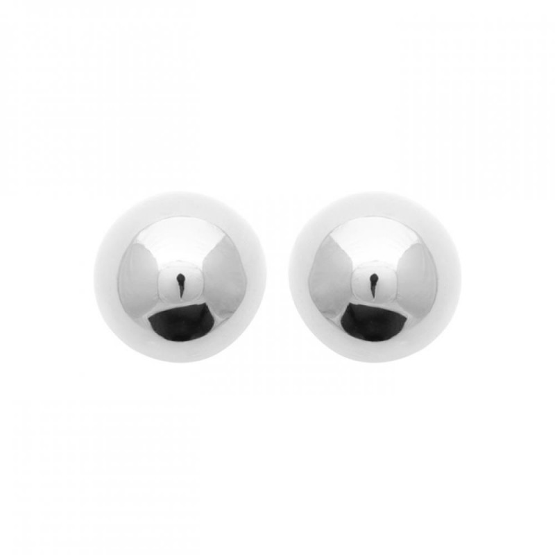 Boucles d'oreilles Puces Boules Acier 316L PVD